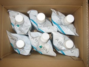 box with pouches